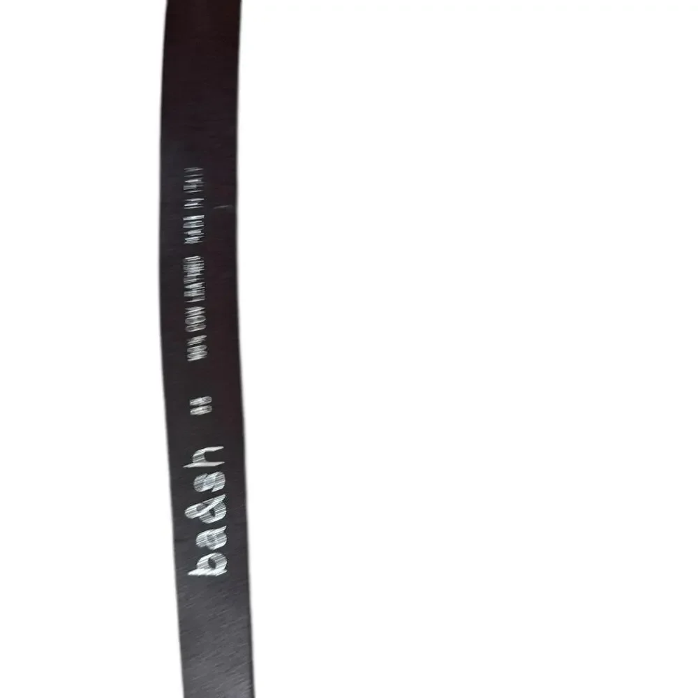 BA&SH Brown Leather Belt Size 85